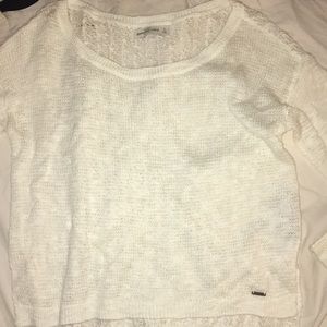 Abercrombie & Fitch White Sweater